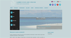 Desktop Screenshot of lambodiveandcruise.com